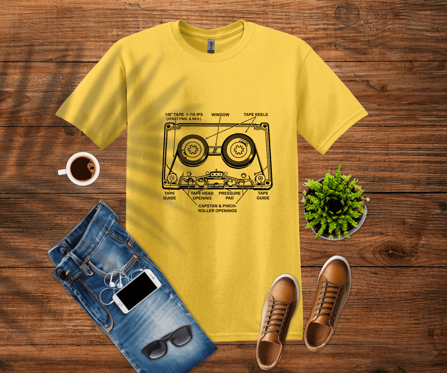 Anatomy Of A Cassette T-Shirt