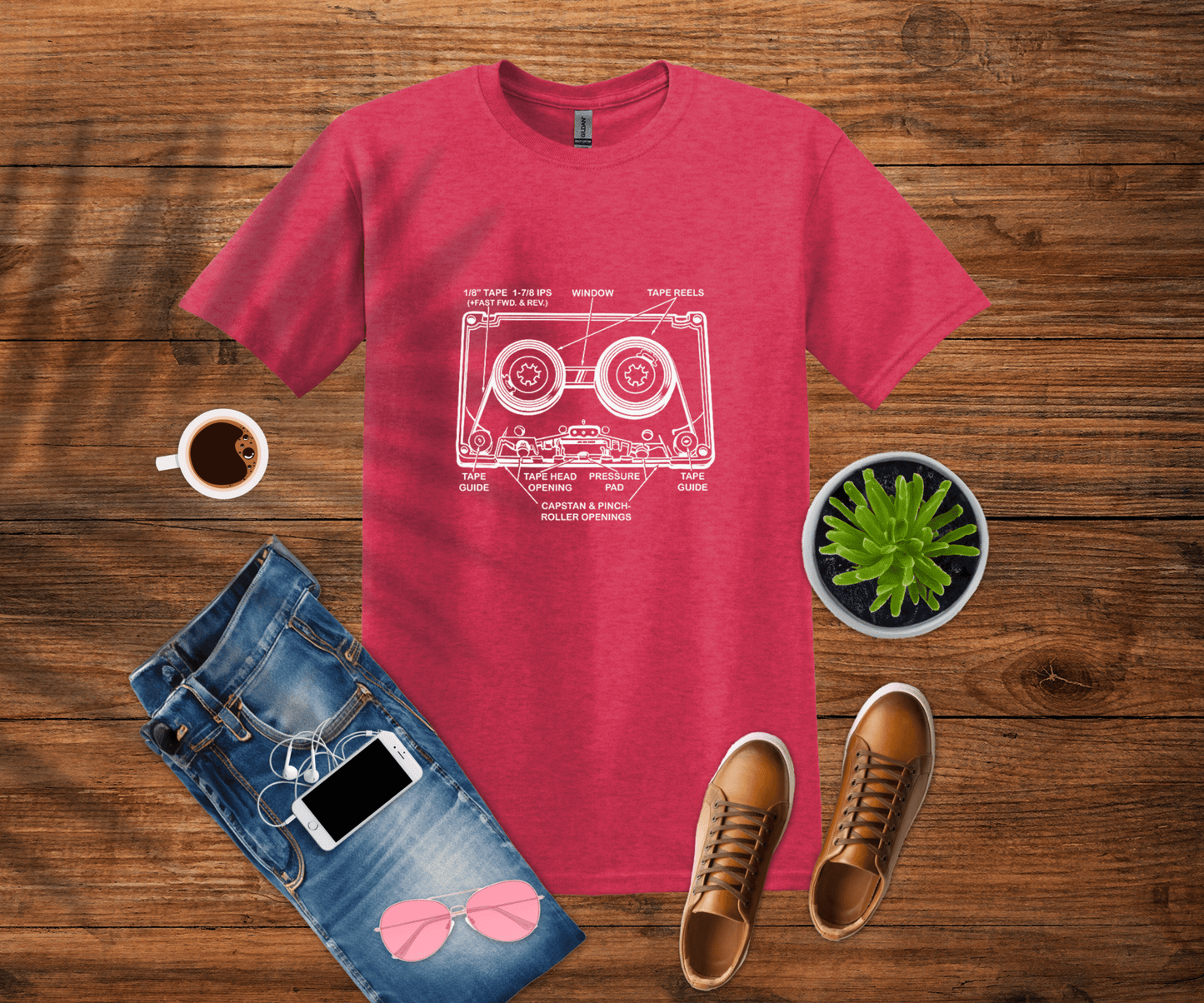 Anatomy Of A Cassette T-Shirt