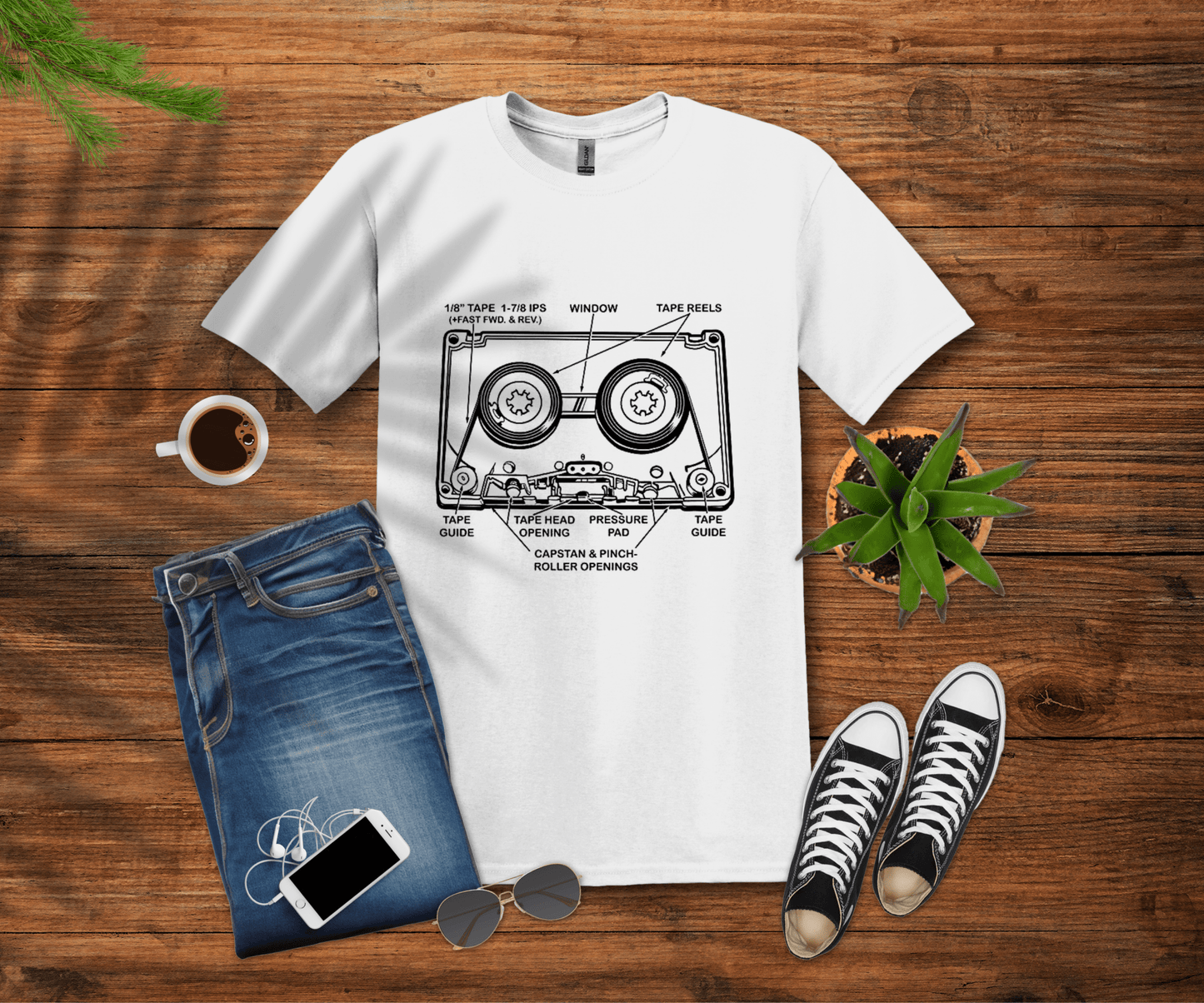 Anatomy Of A Cassette T-Shirt