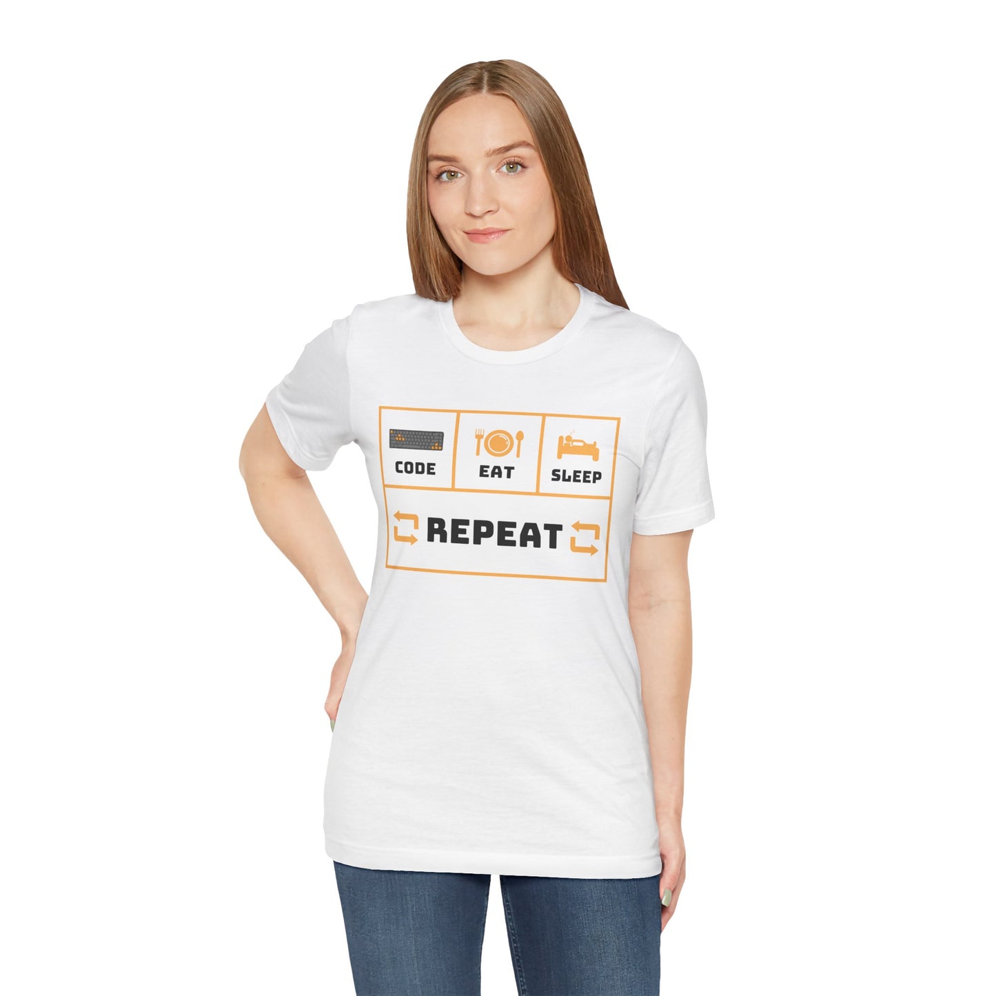 Code Eat Sleep Repeat T-Shirt