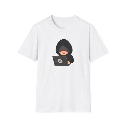 Smiling Hacker Funny T-Shirt