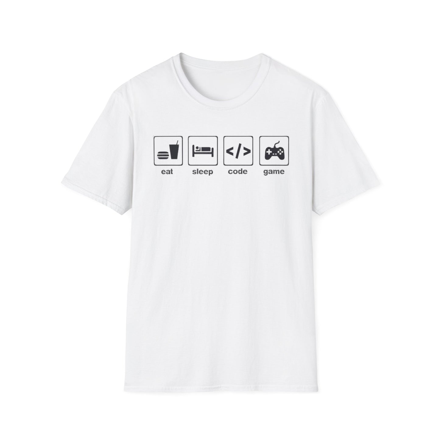 Eat Sleep Code Game T-Shirt