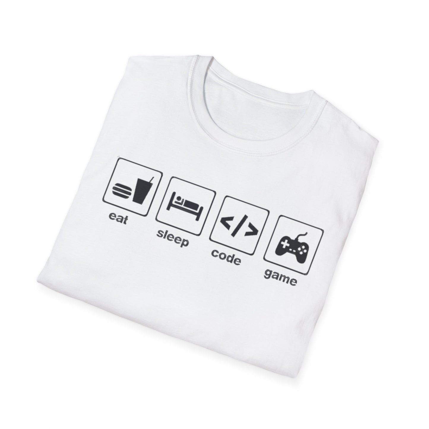 Eat Sleep Code Game T-Shirt