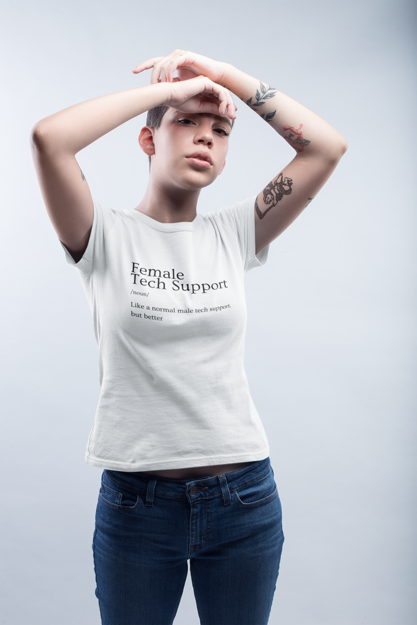 Female Tech Support T-Shirt