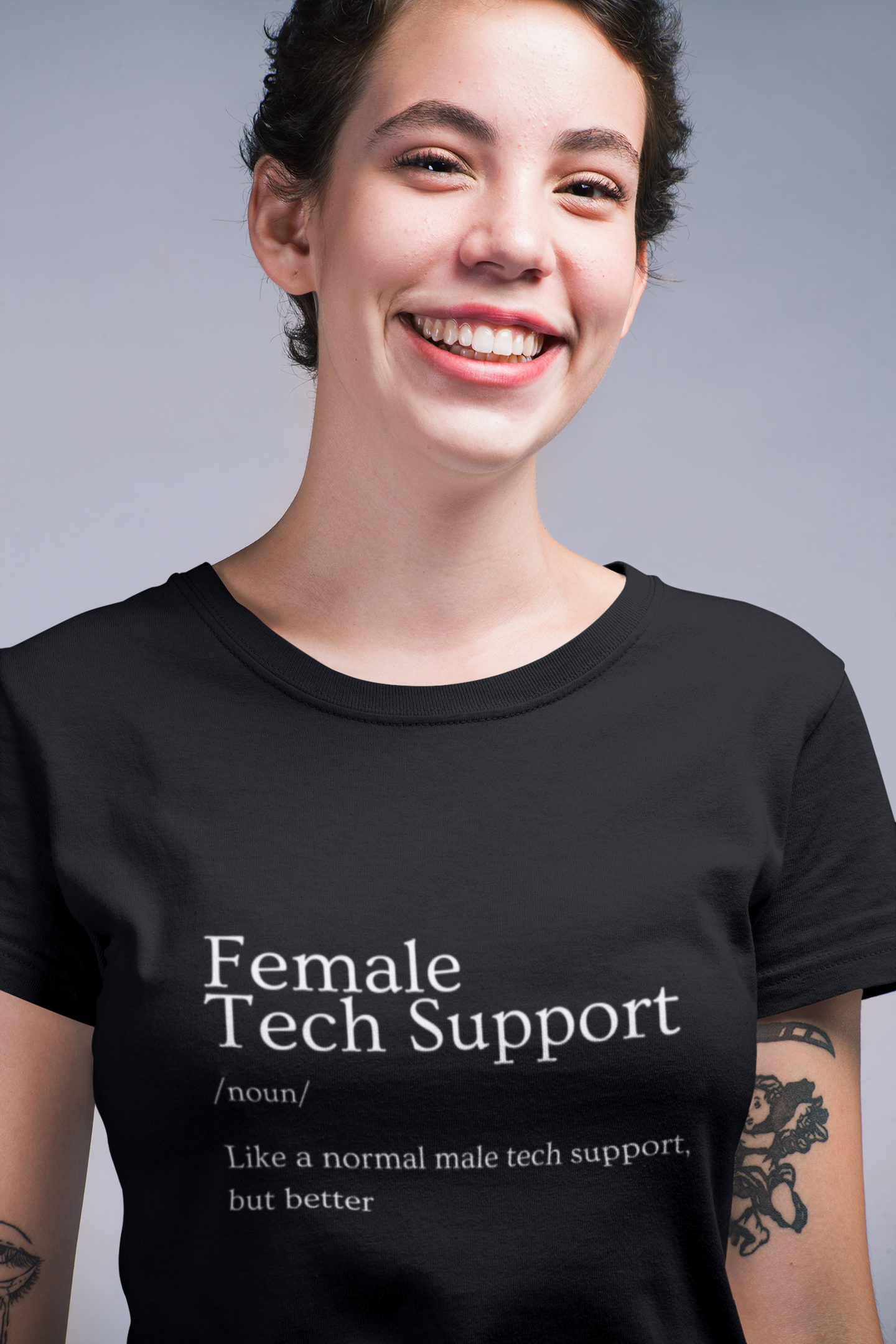 Female Tech Support T-Shirt