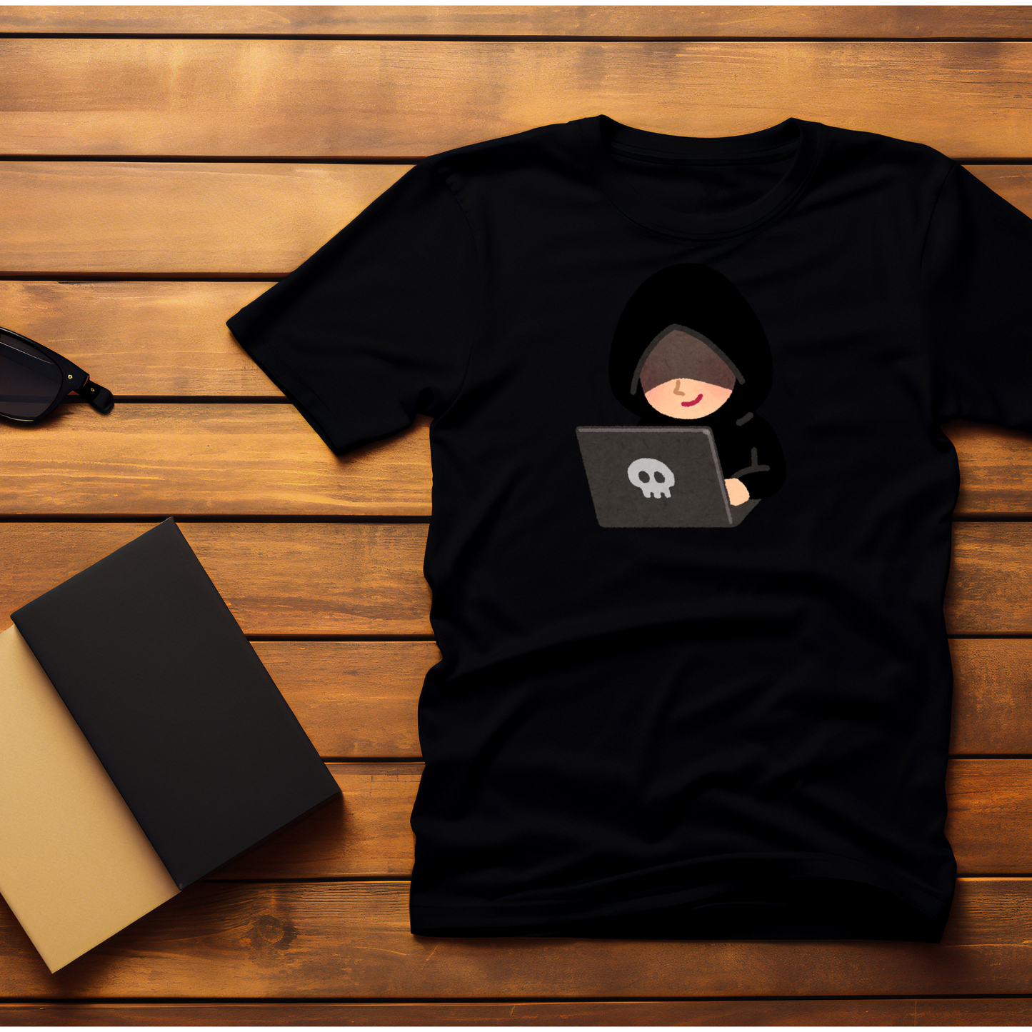 Smiling Hacker Funny T-Shirt