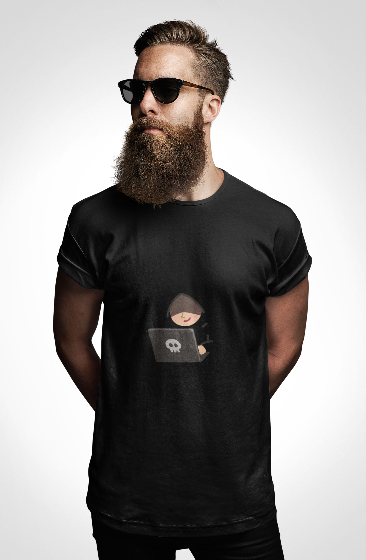 Smiling Hacker Funny T-Shirt