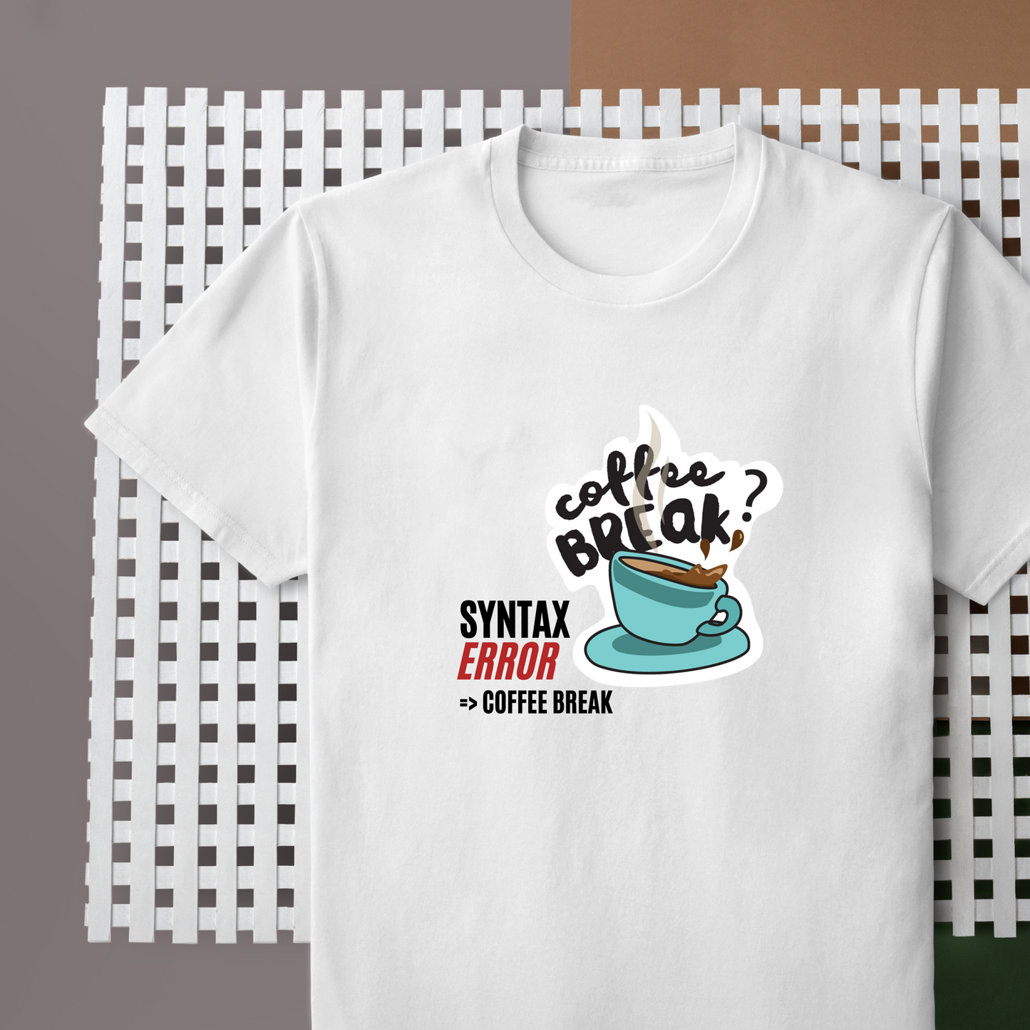 Syntax Error Coffee Break T-Shirt