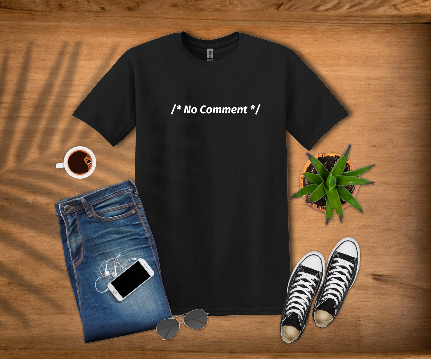 No Comment Code T-Shirt