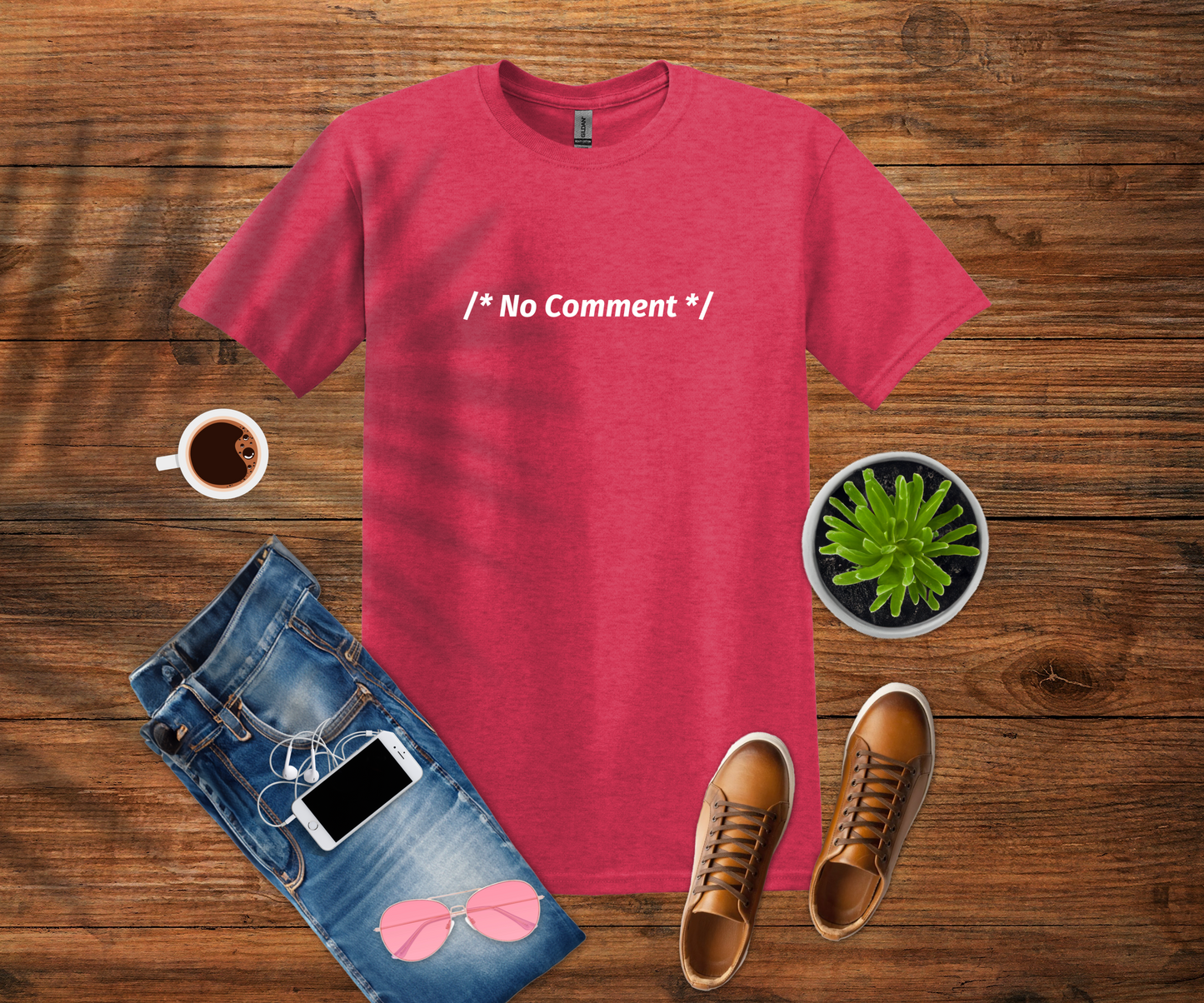 No Comment Code T-Shirt