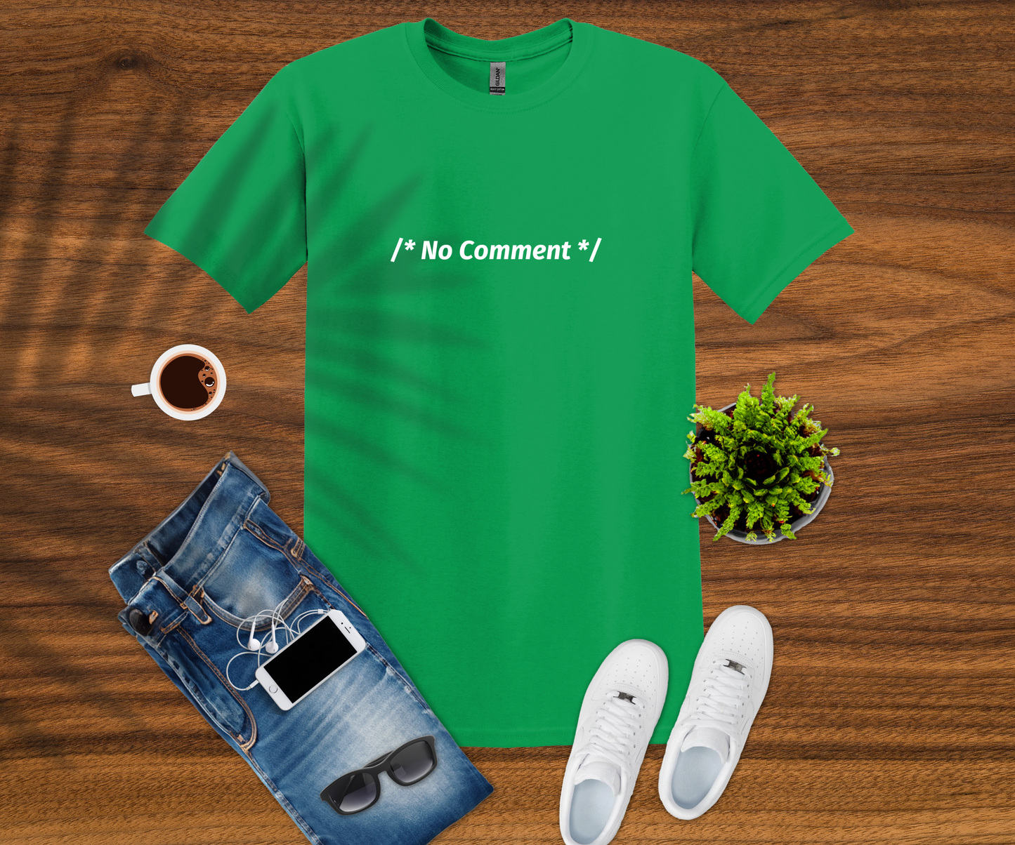 No Comment Code T-Shirt