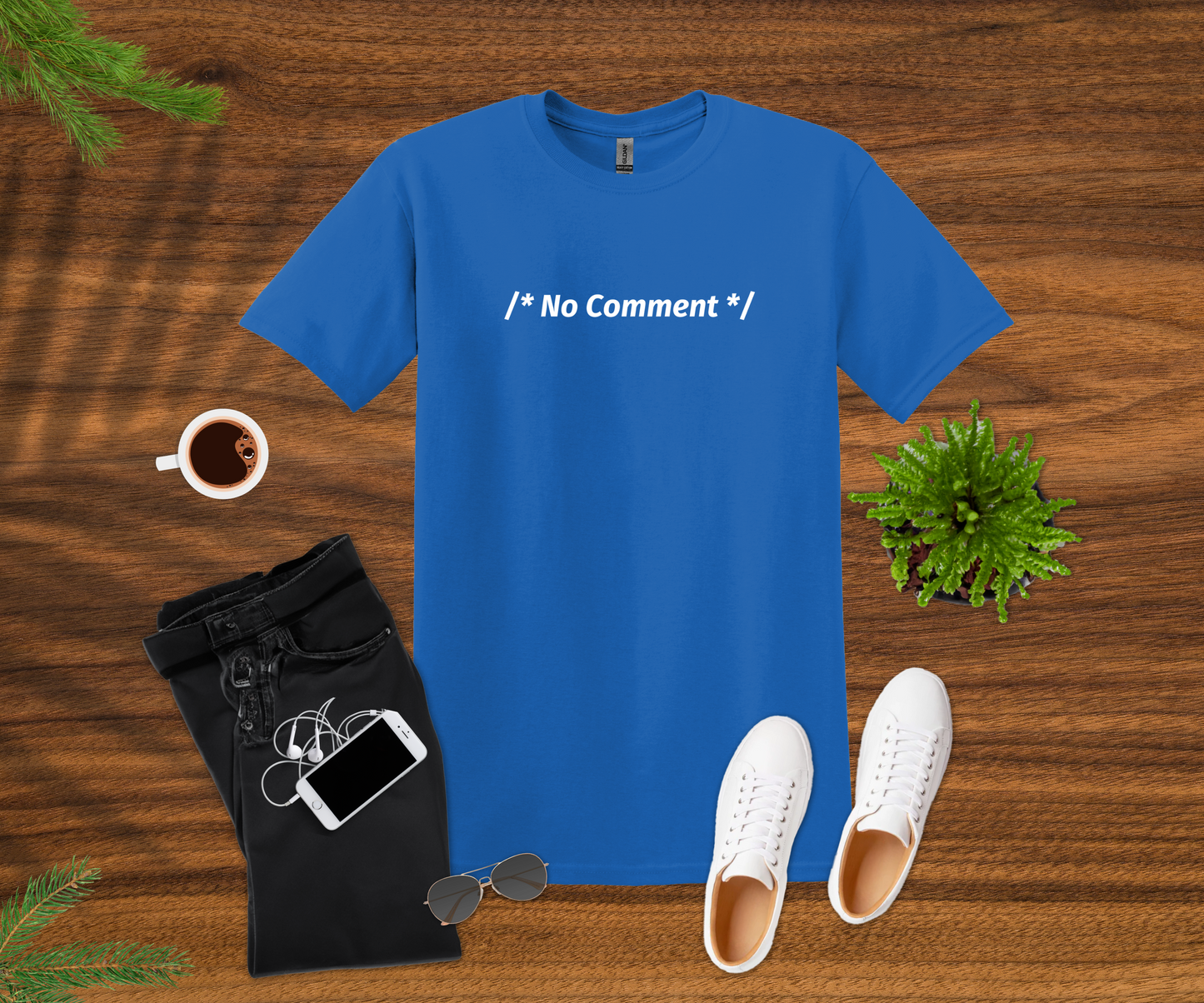 No Comment Code T-Shirt