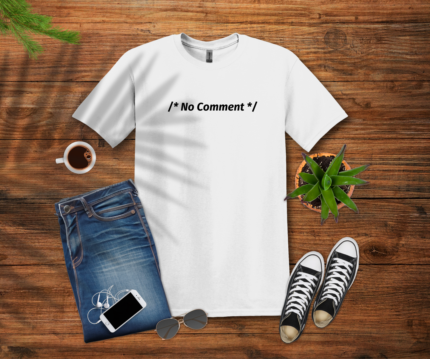 No Comment Code T-Shirt