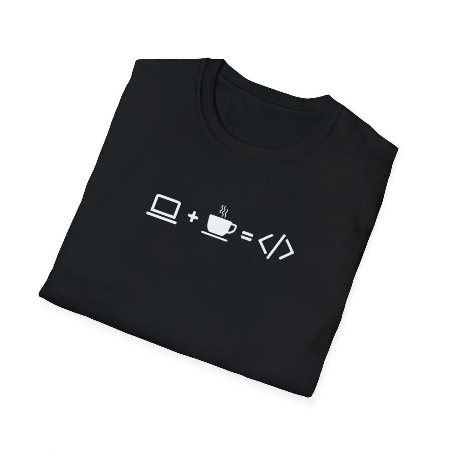 Laptop + Coffee = Code T-Shirt