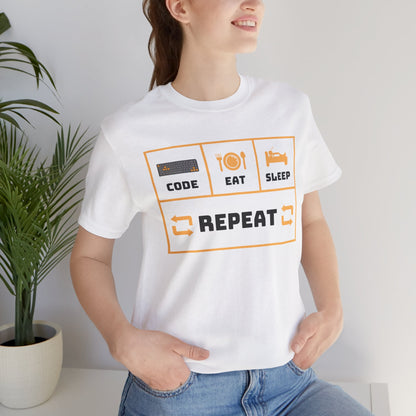 Code Eat Sleep Repeat T-Shirt