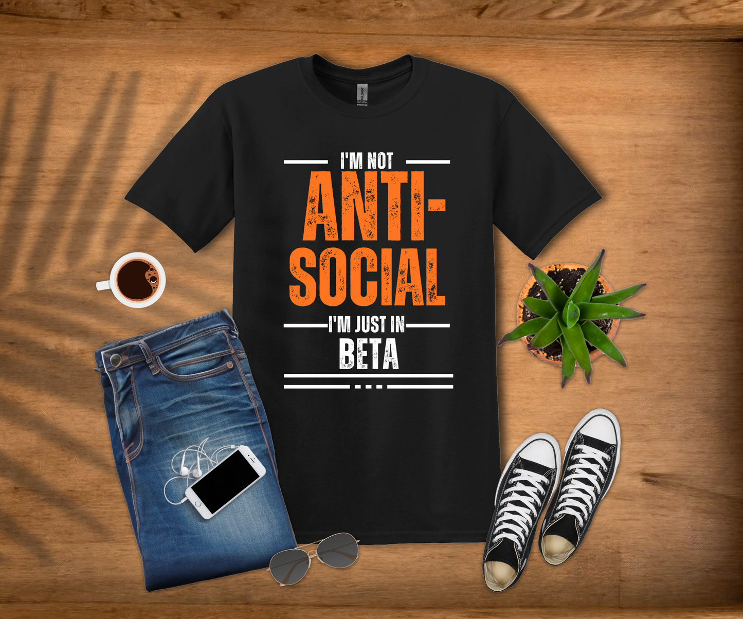 Not Anti-Social, I'M In Beta T-Shirt