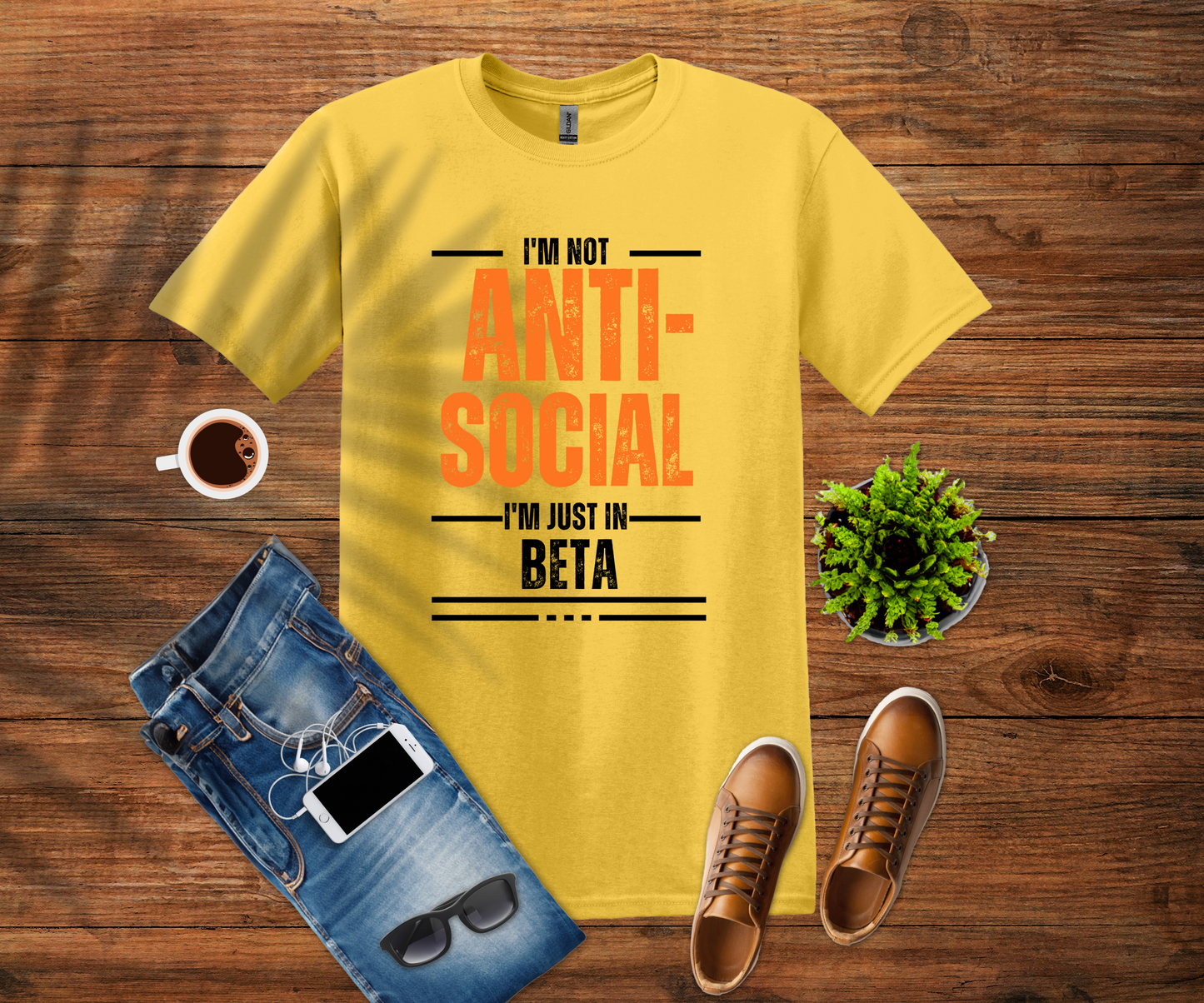 Not Anti-Social, I'M In Beta T-Shirt