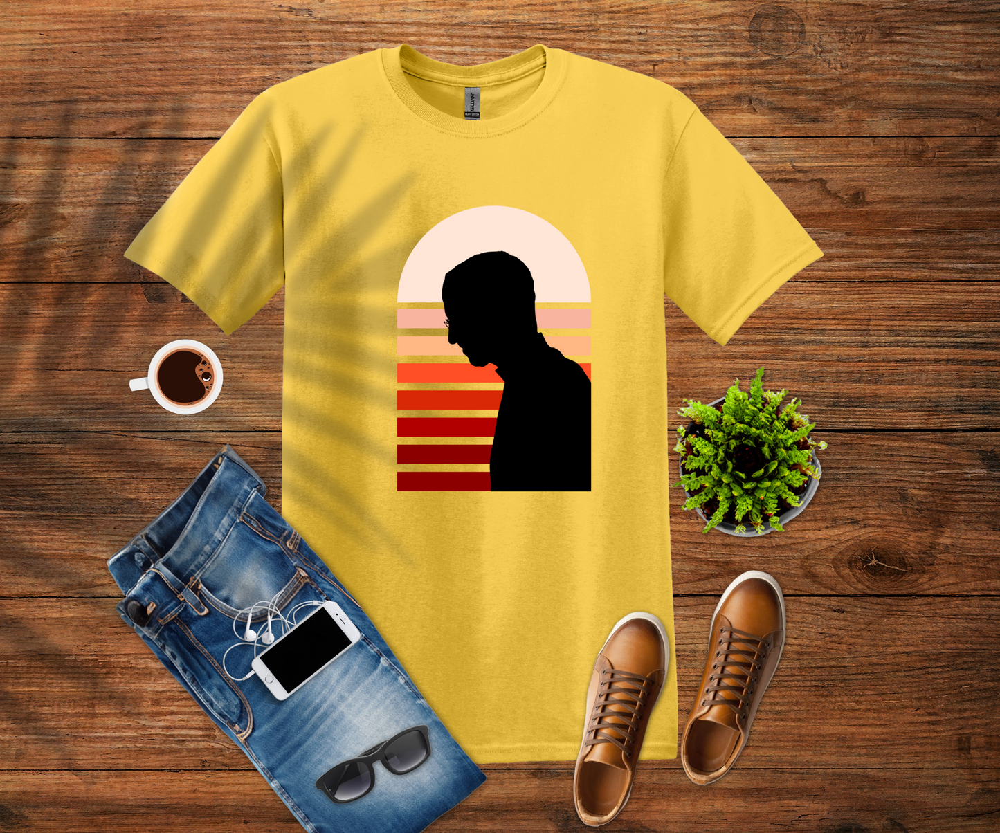 Steve Jobs Silhouette T-Shirt