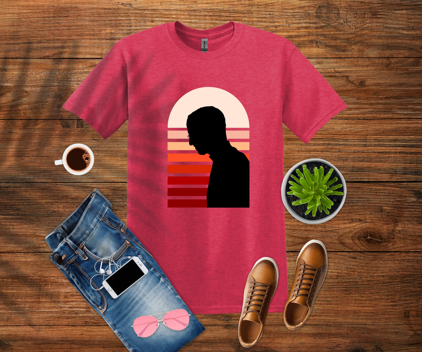 Steve Jobs Silhouette T-Shirt