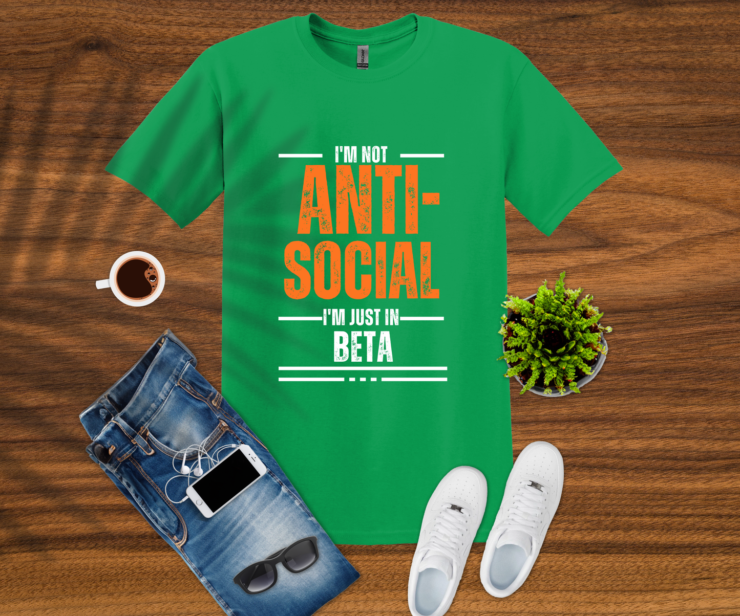 Not Anti-Social, I'M In Beta T-Shirt