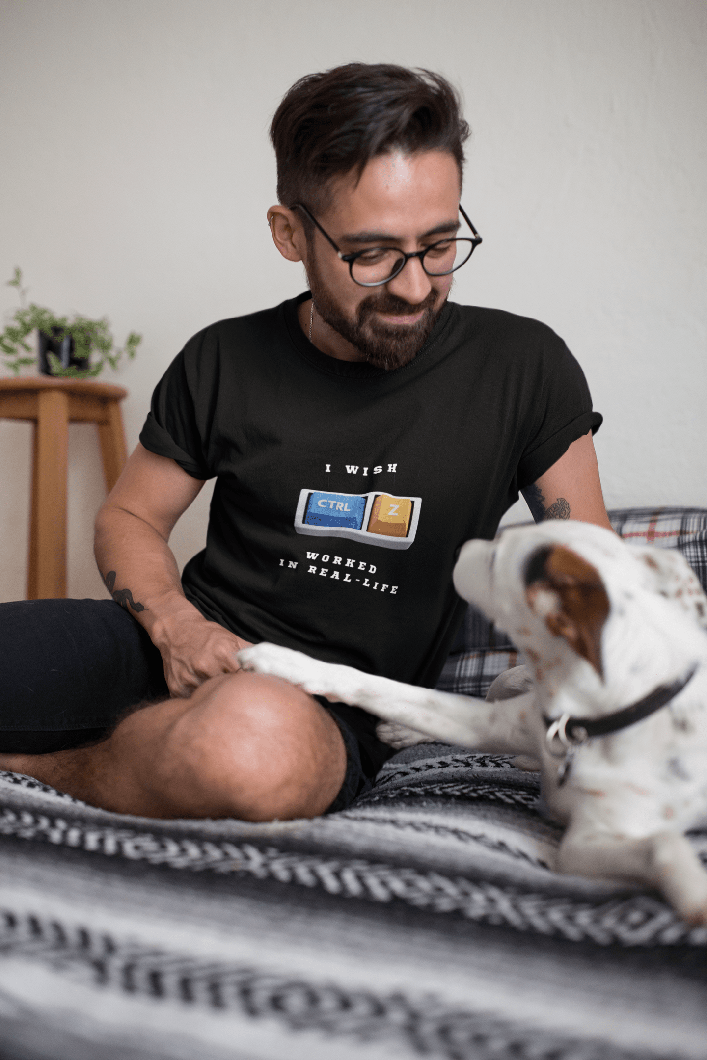 Printify T-Shirt Ctrl+Z In Real Life T-Shirt