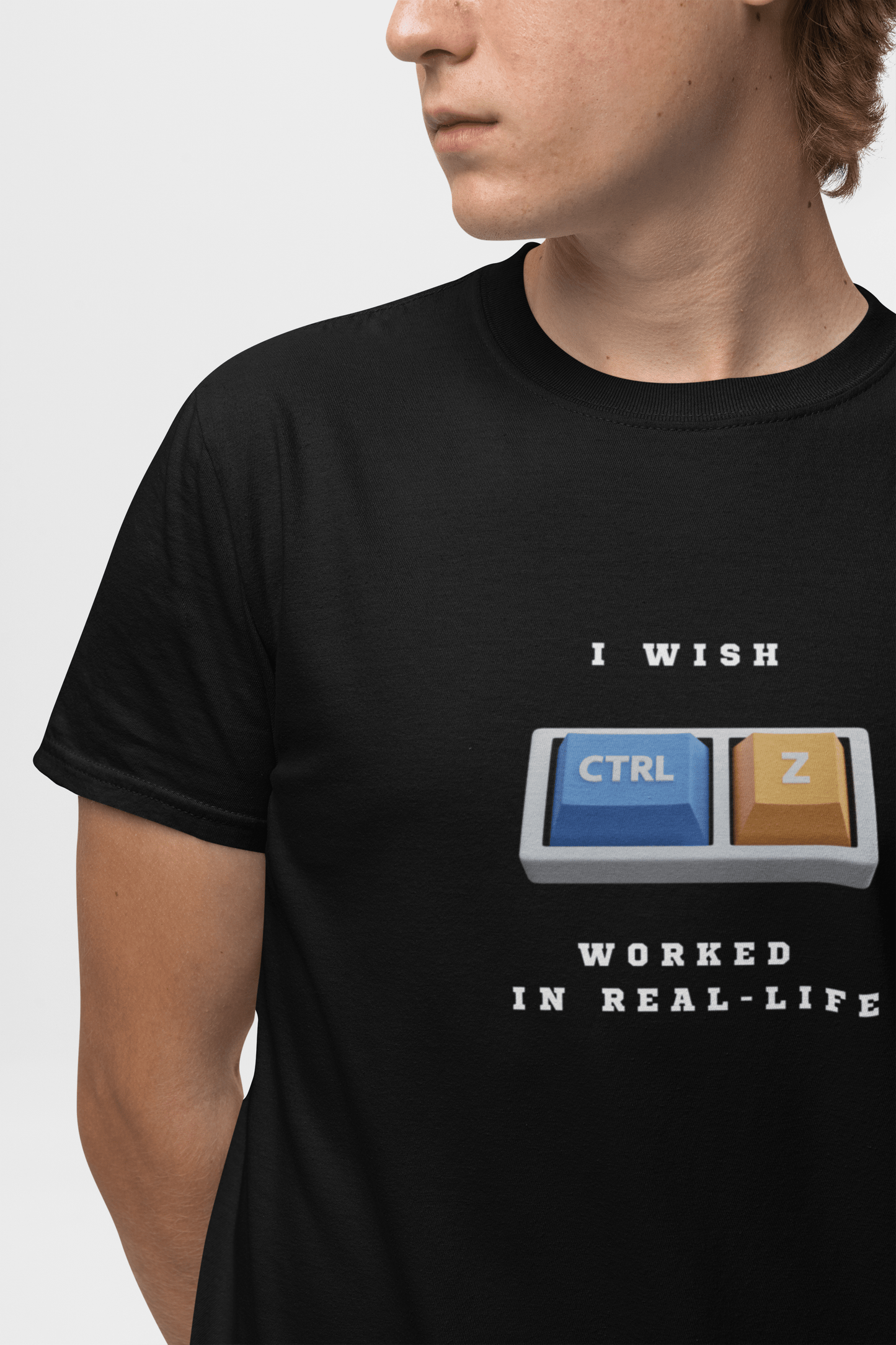 Printify T-Shirt Ctrl+Z In Real Life T-Shirt