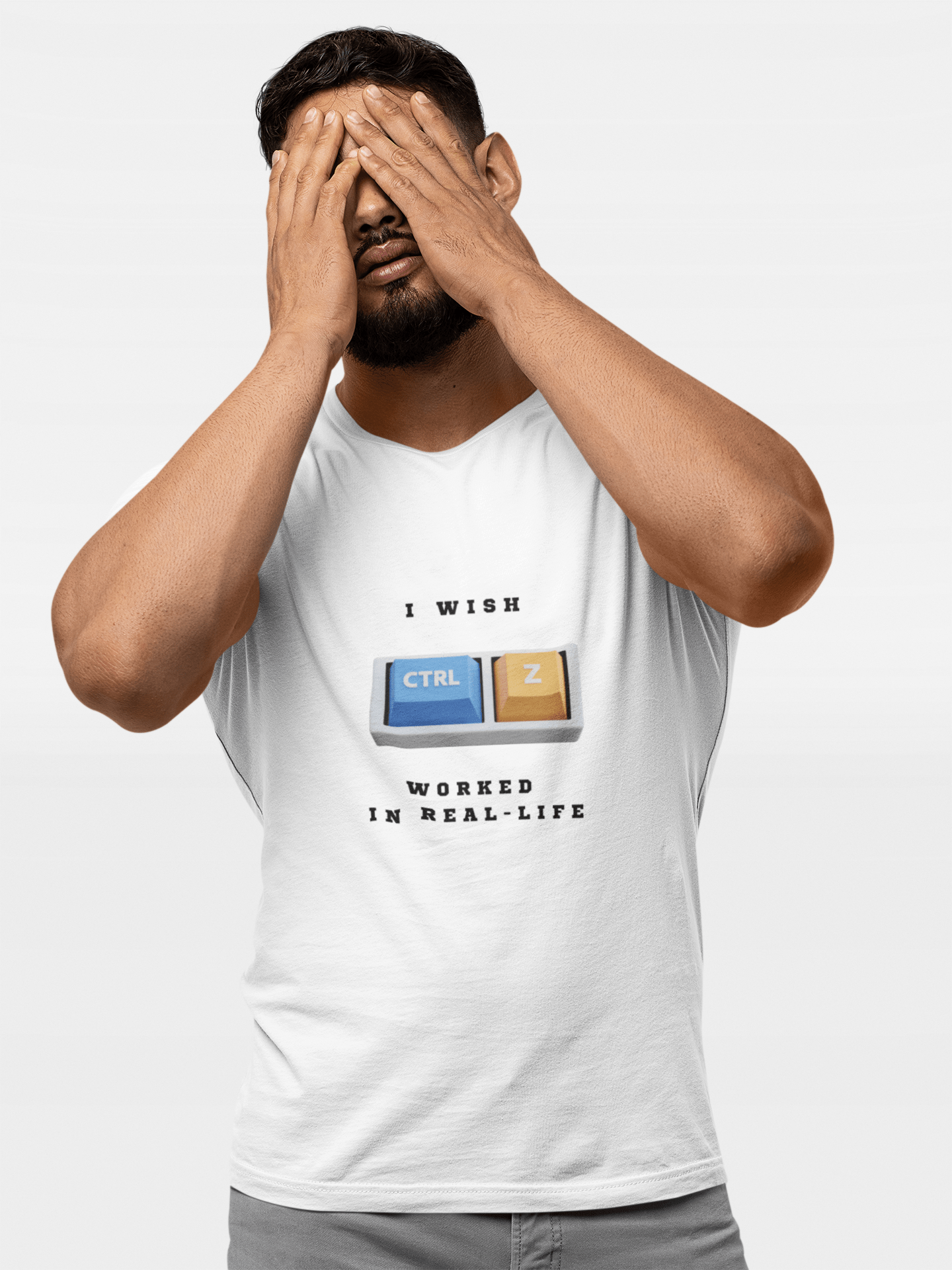 Printify T-Shirt Ctrl+Z In Real Life T-Shirt