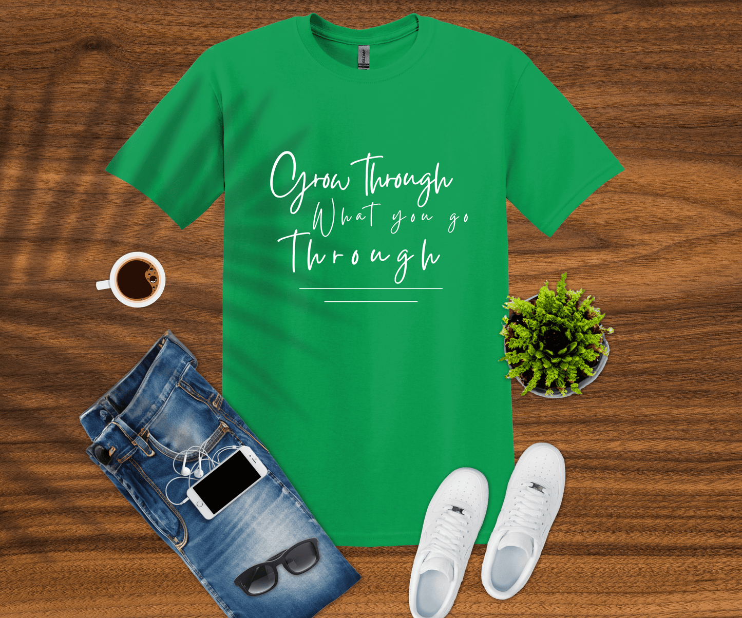 Printify T-Shirt S / Irish Green Grow T-Shirt