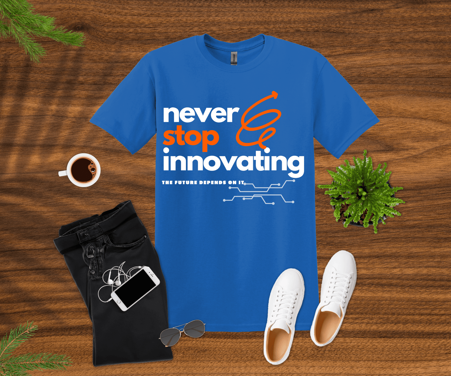 Printify T-Shirt XS / Royal Innovation T-Shirt