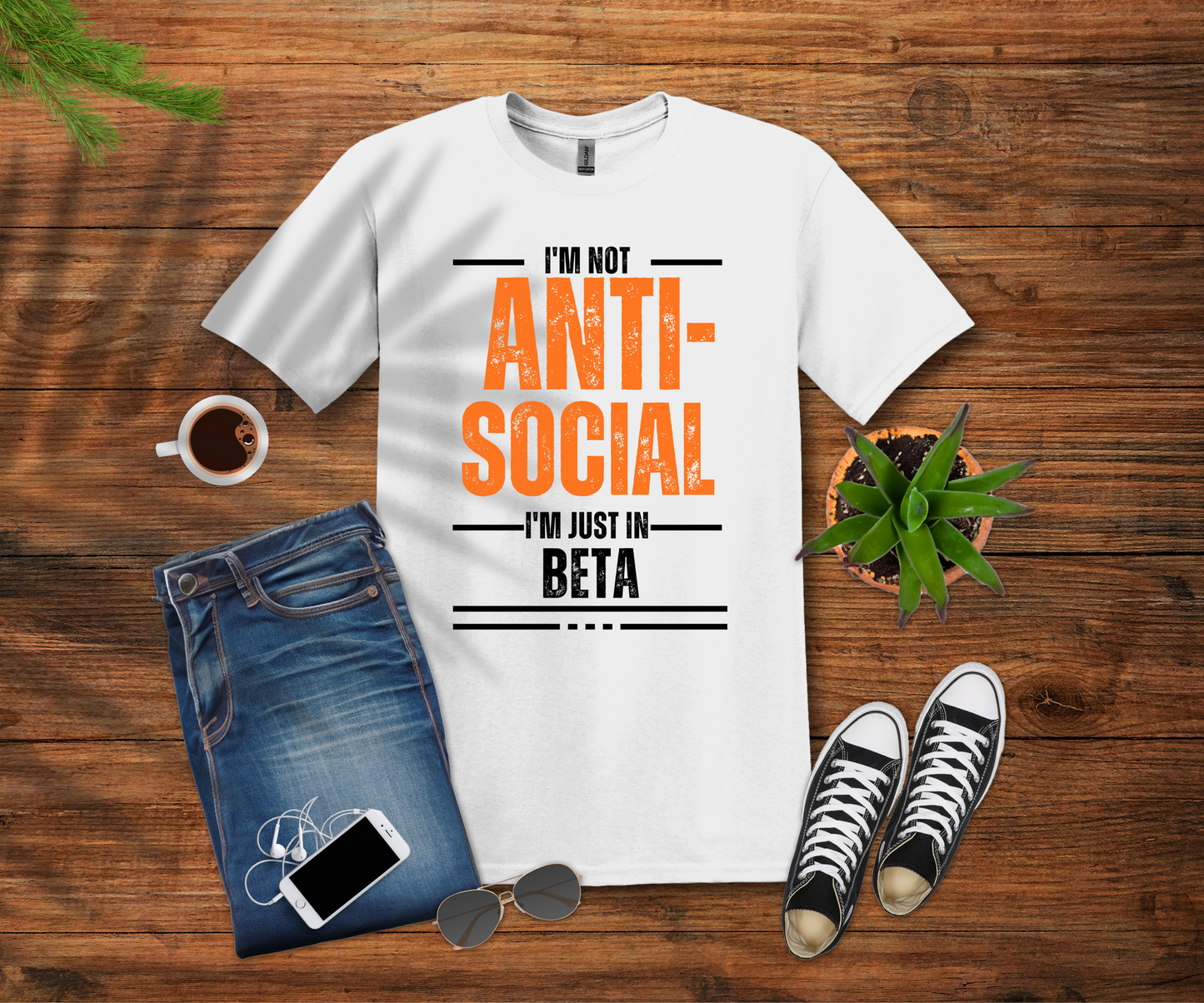 Not Anti-Social, I'M In Beta T-Shirt