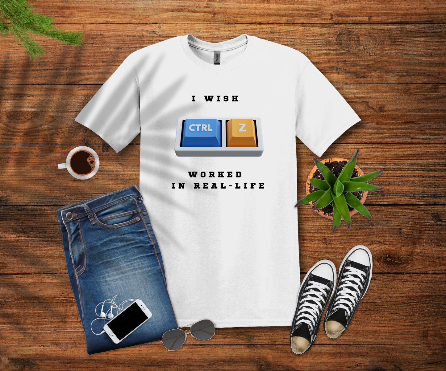 Ctrl+Z In Real Life T-Shirt