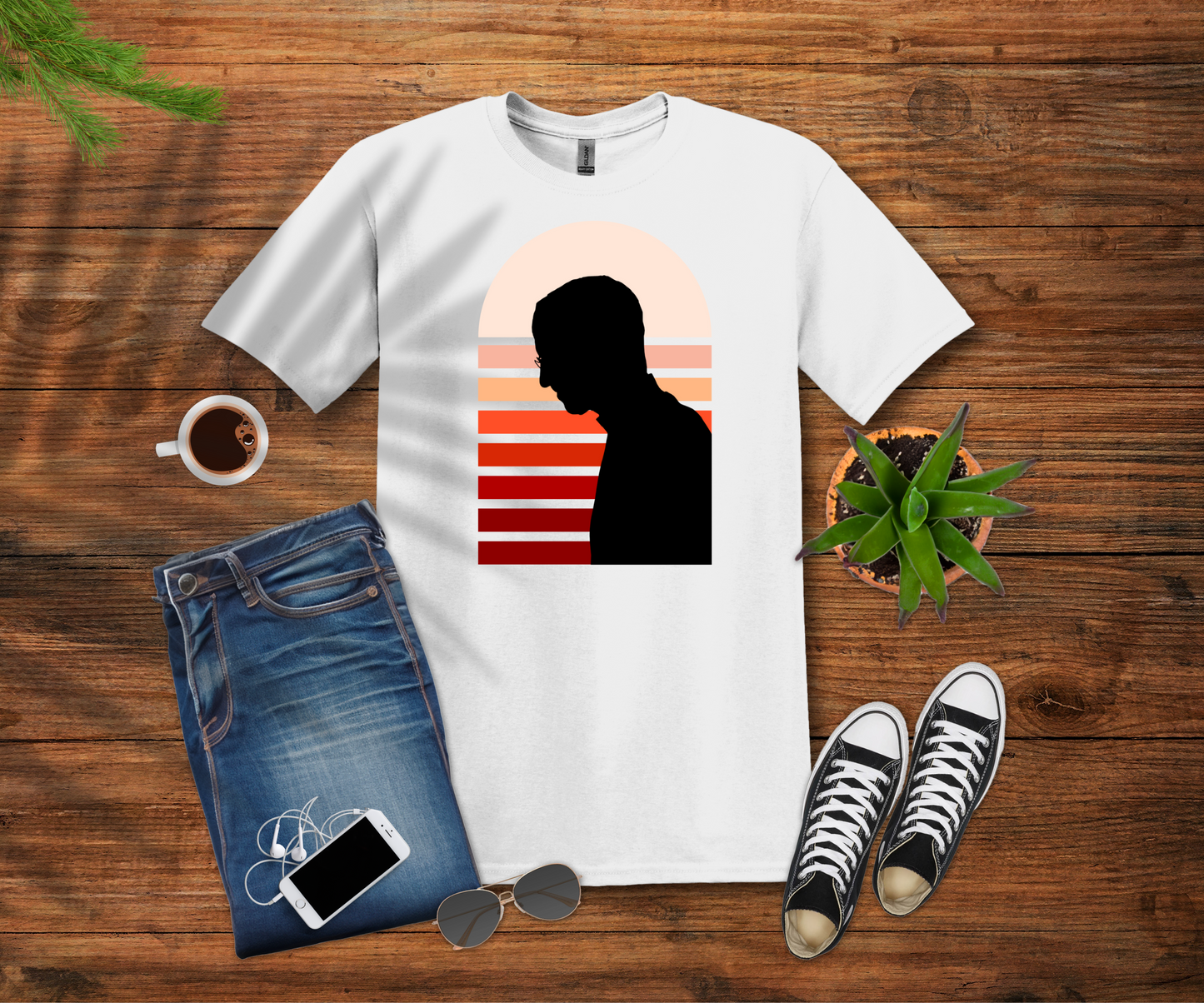 Steve Jobs Silhouette T-Shirt